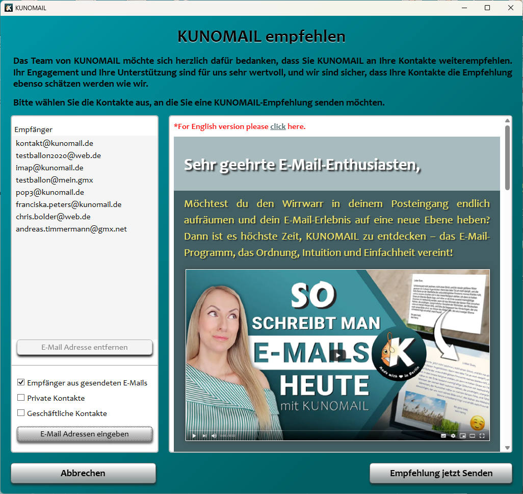 KUNOMAIL